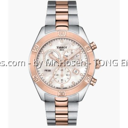 TISSOT PR 100 SPORT CHIC CHRONOGRAPH DIAMONDS T101.917.22.116.00 T1019172211600 TISSOT PR 100 SPORT CHIC CHRONOGRAPH DIAMONDS T101.917.22.116.00 T1019172211600