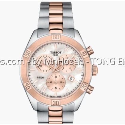 TISSOT PR 100 SPORT CHIC CHRONOGRAPH T101.917.22.151.00 T1019172215100 TISSOT PR 100 SPORT CHIC CHRONOGRAPH T101.917.22.151.00 T1019172215100