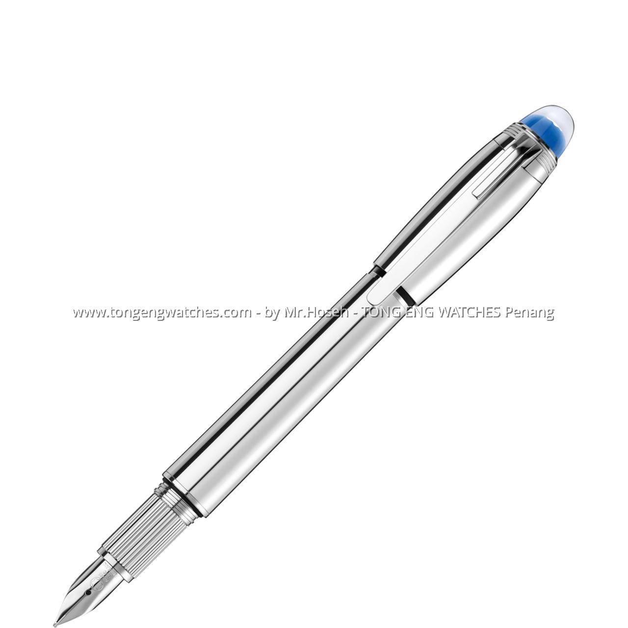 純銀　シルバー Montblanc StarWalker Metal Fountain Pen 118875