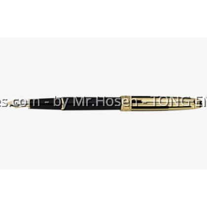 Montblanc Meisterstuck Solitaire Doue Gold & Black Fountain Pen 35986