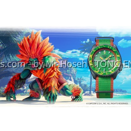 Seiko 5 Sport Superman Street Fighter Call of the Wild Blanka SRPF23K1 Limited Edition