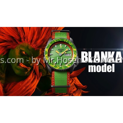 Seiko 5 Sport Superman Street Fighter Call of the Wild Blanka SRPF23K1 Limited Edition