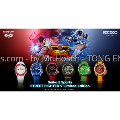 Seiko 5 Sport Superman Street Fighter Call of the Wild Blanka SRPF23K1 Limited Edition
