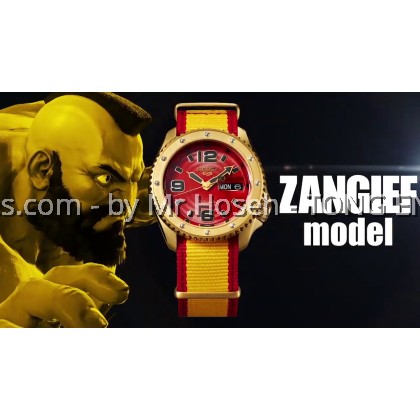 Seiko 5 Sport Superman Street Fighter Iron Cyclone Zangief SRPF24K1 Limited Edition