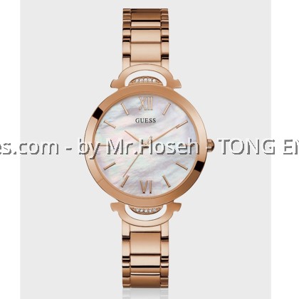 GUESS MOTHER OF PEARL DIAL ROSE GOLD LADIES W1090L2 GUESS MOTHER OF PEARL DIAL ROSE GOLD LADIES W1090L2