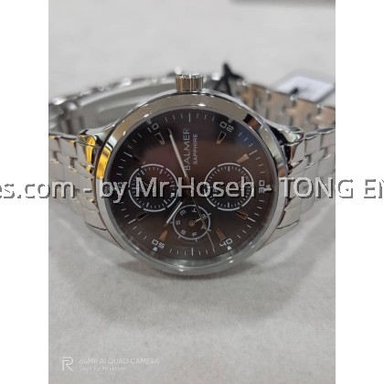Balmer Multi-Hand Sweeping Second 35mm Bracelet Watch 9190L SS-4