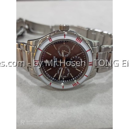 Balmer Multi-Hand Crystals Ladies 35mm Bracelet Watch 9067M SS-18 Balmer Multi-Hand Crystals Ladies 35mm Bracelet Watch 9067M SS-18