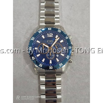 Carlo Cardini Swiss Chronograph Quartz 47mm Men Watch 050G-SS-5 Carlo Cardini Swiss Chronograph Quartz 47mm Men Watch 050G-SS-5