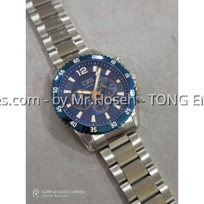Carlo Cardini Swiss Chronograph Quartz 47mm Men Watch 050G-SS-5 Carlo Cardini Swiss Chronograph Quartz 47mm Men Watch 050G-SS-5