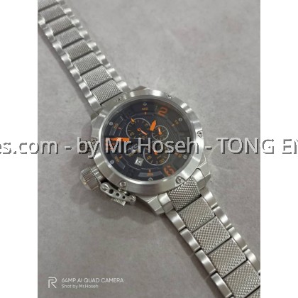 Carlo Cardini Swiss Chronograph Quartz 48mm Men Watch 001G-SS-4