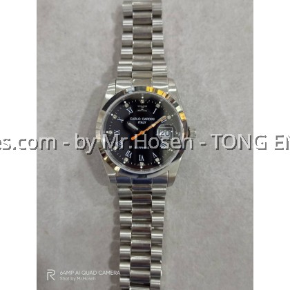 Carlo Cardini Air King Swiss Quartz 35mm Medium Watch 00018G-SS-4S Carlo Cardini Air King Swiss Quartz 35mm Medium Watch 00018G-SS-4S