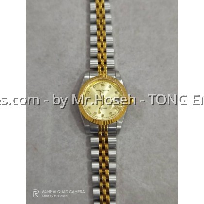 Carlo Cardini Datejust Swiss Quartz 25mm Ladies Watch 00016L-BIC-2S