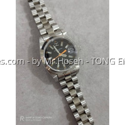 Carlo Cardini Datejust Swiss Quartz 25mm Ladies Watch 00018L-SS-4