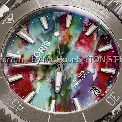 Oris Aquis Date Upcycle Ladies 36.50 mm 01 733 7770 4150-Set