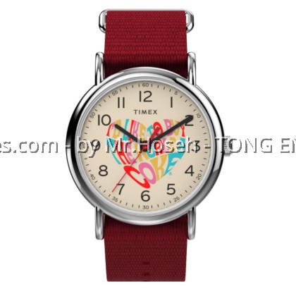 Timex Weekender x Coca Cola 38mm Red Fabric Strap Watch TW2V29900