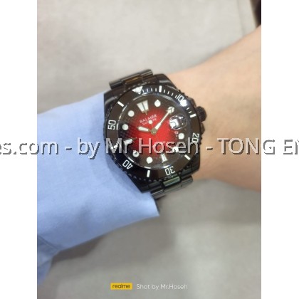 Balmer Black Red Submariner 40mm Automatic Sports Watch 8135G BK-49 Balmer Black Red Submariner 40mm Automatic Sports Watch 8135G BK-49