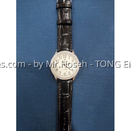 Royal Crown Crystal Leather Watch 7703GP-SS-4 Royal Crown Crystal Leather Watch 7703GP-SS-4