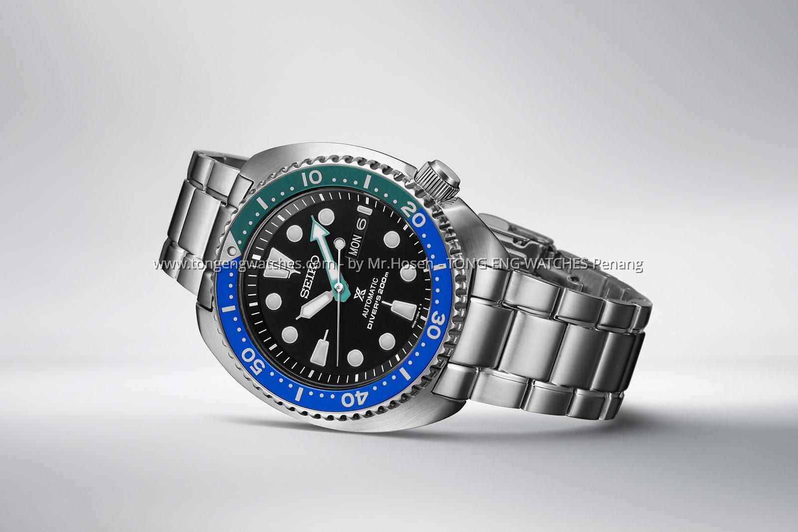 Lagoon Turtle Seiko Blue Lagoon Samurai Limited Edition Seiko