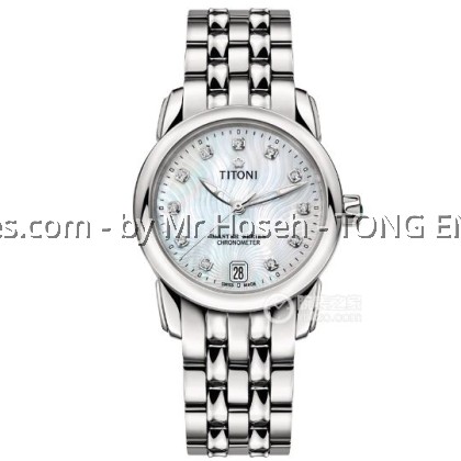 Titoni Master Series Chronometer Diamond 33.5mm Ladies 23588 S-357