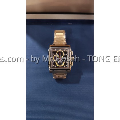 Balmer 42mm Rectangle XL Chronograph Men Quartz Watch A8144G GP-4 Balmer 42mm Rectangle XL Chronograph Men Quartz Watch A8144G GP-4