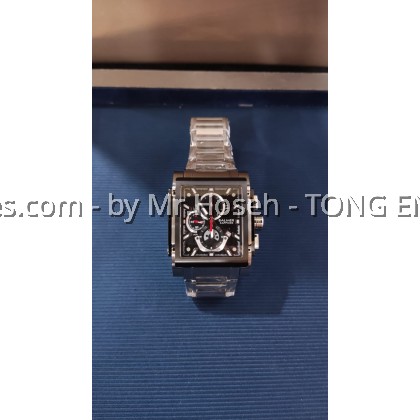 Balmer 42mm Rectangle XL Chronograph Men Quartz Watch A8144G SS-4 Balmer 42mm Rectangle XL Chronograph Men Quartz Watch A8144G SS-4