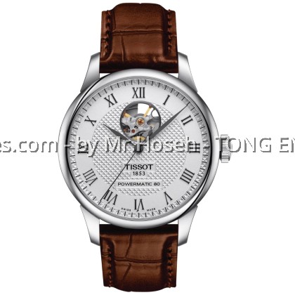 TISSOT LE LOCLE POWERMATIC 80 OPEN HEART T006.407.16.033.01 T0064071603301