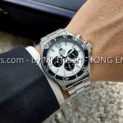 Orient Panda Solar Chronograph Men Sports Watch RA-TX0203S Orient Panda Solar Chronograph Men Sports Watch RA-TX0203S