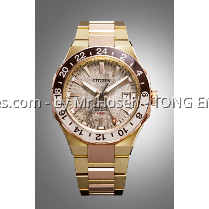 Citizen Series 8 880 Mechanical GMT Gold Tone Dial Limited Edition Gents Watch NB6032-53P Citizen Series 8 880 Mechanical GMT Gold Tone Dial Limited Edition Gents Watch NB6032-53P