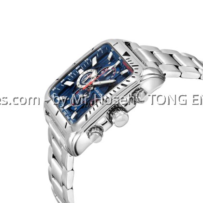 Alain Delon Men Chronograph Rectangular XL AD470-1382C Alain Delon Men Chronograph Rectangular XL AD470-1382C
