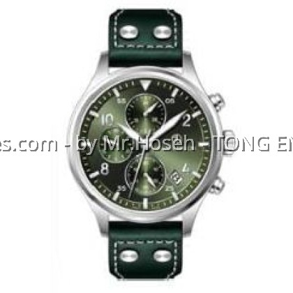 Alain Delon Pilot Watch Chronograph AD490-1395C