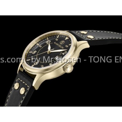 Alain Delon Pilot Watch Quartz AD489-1235