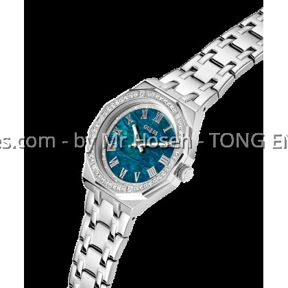 GUESS Ladies Silver Tone Analog Watch 36mm GUESS Ladies Silver Tone Analog Watch 36mm