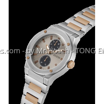 GUESS Mens 2-Tone Silver Tone Multi-function Watch 45mm GW0795G2 GUESS Mens 2-Tone Silver Tone Multi-function Watch 45mm GW0795G2