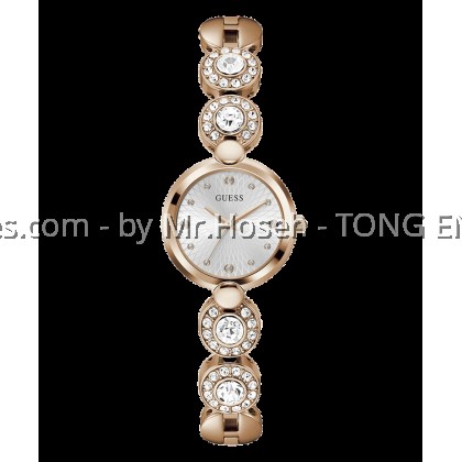 GUESS Ladies Rose Gold Tone Analog Watch 26mm GW0757L3