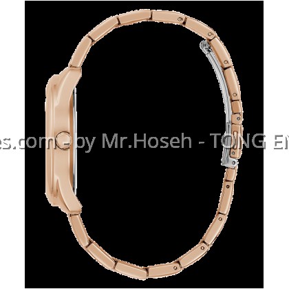 GUESS Ladies Rose Gold Tone Analog Watch 40mm GW0607L3