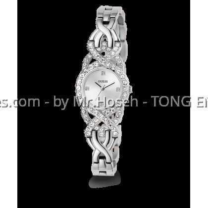 GUESS Ladies Silver Tone Analog Watch 23mm GW0682L1