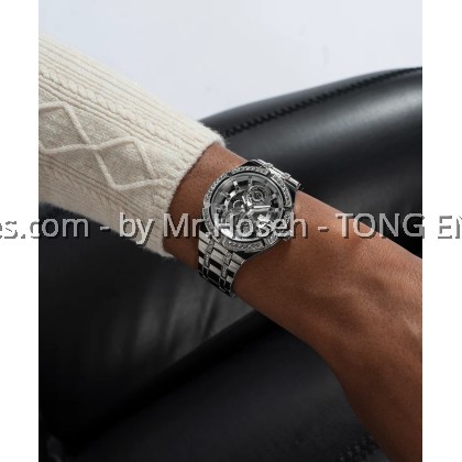 GUESS Ladies Silver Tone Multi-function Watch 36mm GW0604L1 GUESS Ladies Silver Tone Multi-function Watch 36mm GW0604L1