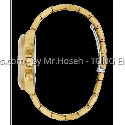 GUESS Ladies Gold Tone 2-Tone Analog Watch 39mm GW0557L1