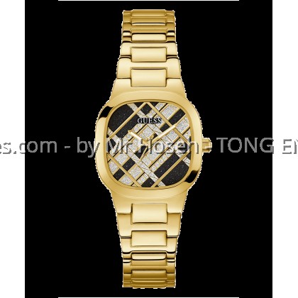 GUESS Ladies Gold Analog Watch 32mm GW0600L2