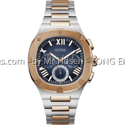 GUESS Mens 2-Tone Multi-function Watch 42mm GW0572G4 GUESS Mens 2-Tone Multi-function Watch 42mm GW0572G4