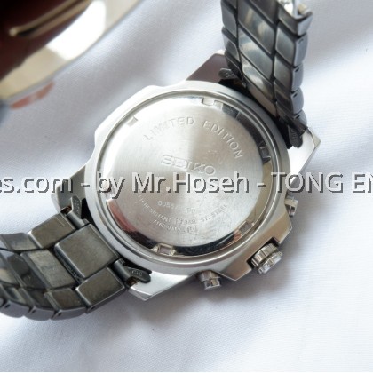 Seiko Chronograph Alarm Limited Edition Quartz Men Watch SNAD19P1