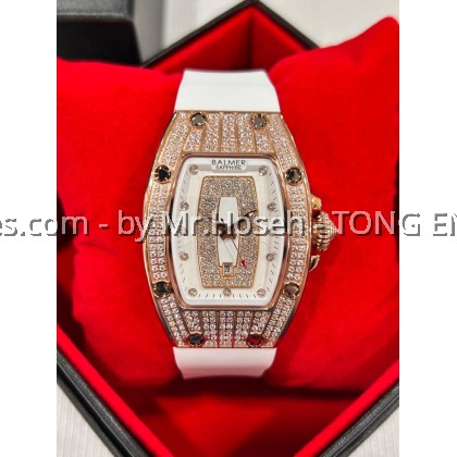 Balmer Tonneau Red Lips Crystal Ladies Quartz Watch 5135L RG-1 Balmer Tonneau Red Lips Crystal Ladies Quartz Watch 5135L RG-1