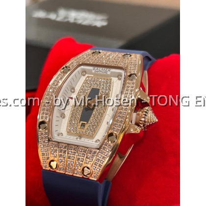Balmer Tonneau Red Lips Crystal Ladies Quartz Watch 5135L RG-5 Balmer Tonneau Red Lips Crystal Ladies Quartz Watch 5135L RG-5
