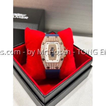 Balmer Tonneau Red Lips Crystal Ladies Quartz Watch 5135L RG-5 Balmer Tonneau Red Lips Crystal Ladies Quartz Watch 5135L RG-5