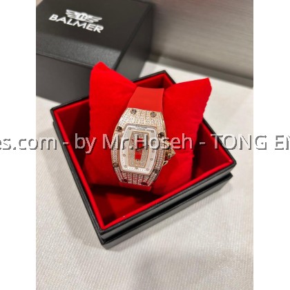 Balmer Tonneau Red Lips Crystal Ladies Quartz Watch 5135L RG-9 Balmer Tonneau Red Lips Crystal Ladies Quartz Watch 5135L RG-9
