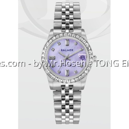 Balmer Grace Crystal Bezel 32mm Lady Watch 8191L SS-7