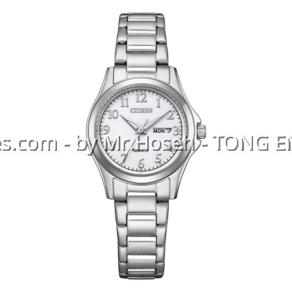 Citizen Silver Dial Ladies Quartz Watch EQ0610-53A Citizen Silver Dial Ladies Quartz Watch EQ0610-53A