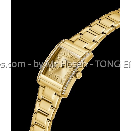 GUESS Ladies Tank Gold Tone Analog 27mm Watch GW0874L4 GUESS Ladies Tank Gold Tone Analog 27mm Watch GW0874L4