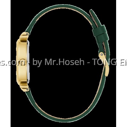 GUESS Ladies Green Gold Tone Analog 28mm Watch GW0614L4 GUESS Ladies Green Gold Tone Analog 28mm Watch GW0614L4