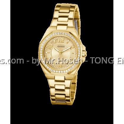 GUESS Ladies Gold Tone Analog 34mm Watch GW0877L2 GUESS Ladies Gold Tone Analog 34mm Watch GW0877L2